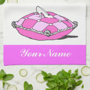 Personalizado Cenicienta Cristal Slipper Toalla ro