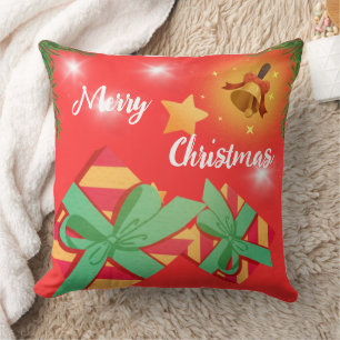 Personalizado Cepillado Cojín decorativo Feliz Nav