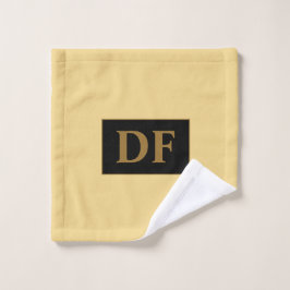 Personalizado Champagne Con Iniciales De Oro Lavar