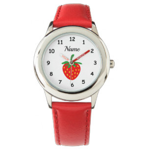 Personalizado chica reloj con linda imagen de fres