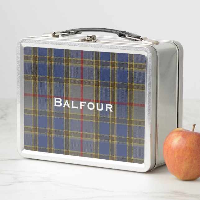 Personalizado clásico de Balfour Tartan Plaid (In situ)