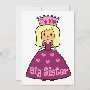 Personalizado Clip Art Cute Gran Hermana Princesa 