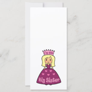 Personalizado Clip Art Cute Gran Hermana Princesa