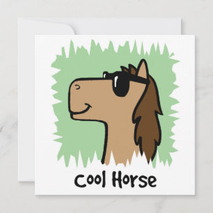 Personalizado Clip Art Guay Caballo con gafas de s