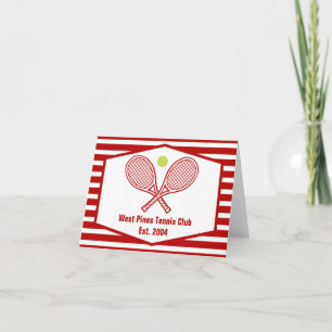 Personalizado Club Campestre de Tenis Red Stried