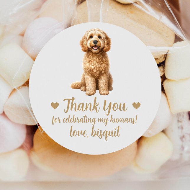 Personalizado Cockapoo Boda de perro Pegatinas a f (Subido por el creador)