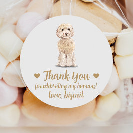 Personalizado Cockapoo Boda de perro Pegatinas a f