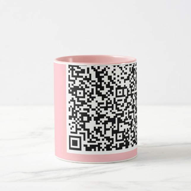 Personalizado Código QR Escanear tu taza divertida (Centro)