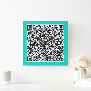 Personalizado Código QR Explorar información Reloj