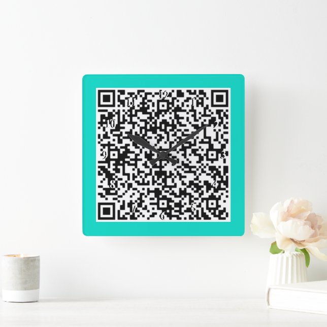 Personalizado Código QR Explorar información Reloj (Hogar)