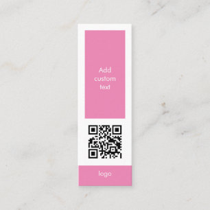 personalizado código qr negocios simple tarjeta de