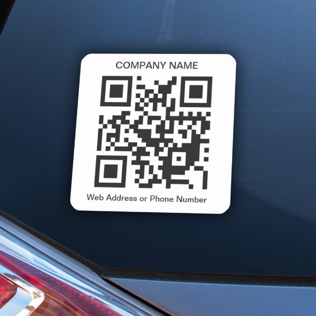 Personalizado Código QR Pegatina de vinilo (Subido por el creador)