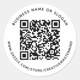 Personalizado Código QR Pegatina promocional para