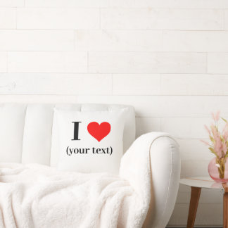 PERSONALIZADO! Cojín decorativo cardíaco 16" x alg