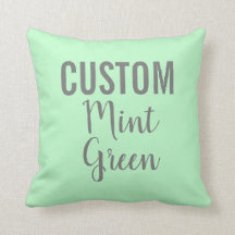 Personalizado Cojín decorativo VERDE MINT personal