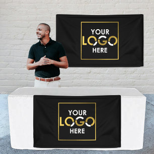 Personalizado Colgando Rótulo de pancarta logotipo