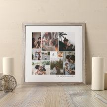 PERSONALIZADO COLLAGE DE FOTOS  POSTER E IMPRESIÓN