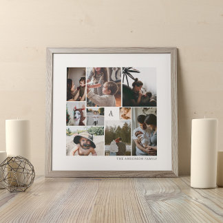 PERSONALIZADO COLLAGE DE FOTOS POSTER E IMPRESIÓN