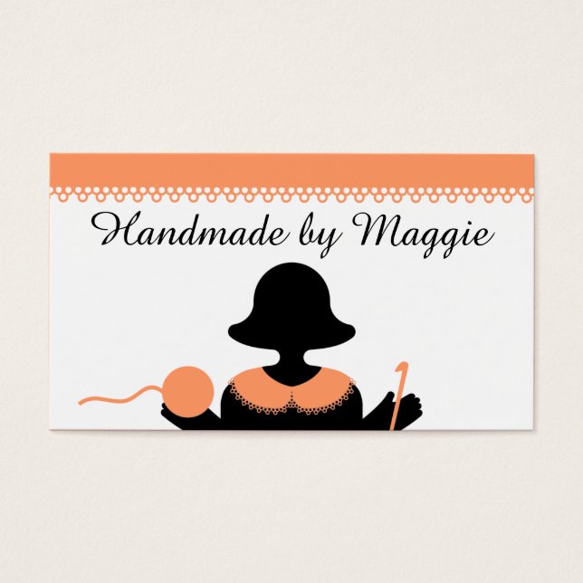 Personalizado color crochet gancho tatuaje silueta (Frente)