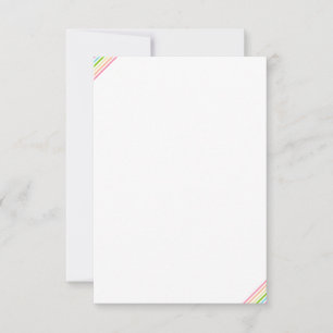 Personalizado Colores arcoiris Stripe Plantilla en