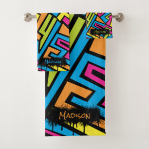 Personalizado Colorido Neon Graffiti Street Art Pa