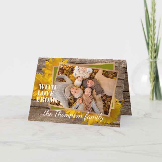 Personalizado Con Amor Por La Tarjeta De Festivida (Anverso)