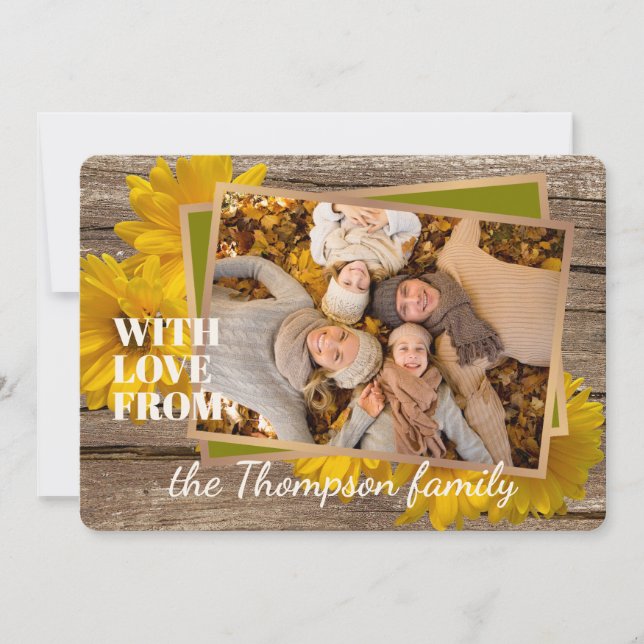 Personalizado Con Amor Por La Tarjeta De Festivida (Anverso)