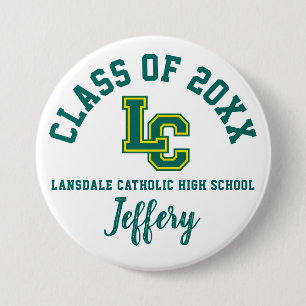Personalizado con logotipo del botón de la escuela