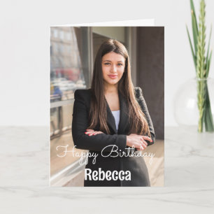 Personalizado con tarjeta de cumpleaños con nombre