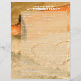 Personalizado Cookie Dough Hearts Página de Receta