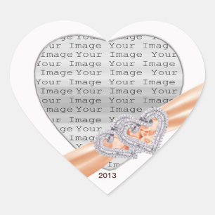 Personalizado Corazones Pegatinas de Cinta Tangeri
