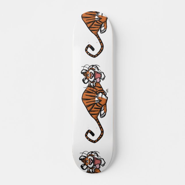 Personalizado corriendo Skateboard Tiger (Anverso )