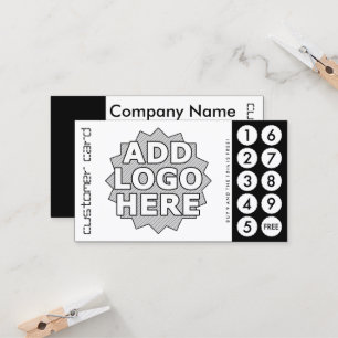 personalizado cortar tarjetas perforadoras