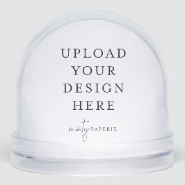 Personalizado Crea Tu Propio Globe De Nieve