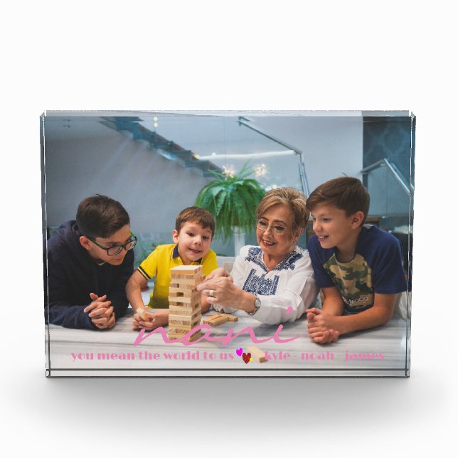 Personalizado Crear regalo personalizado de bloque (Anverso)