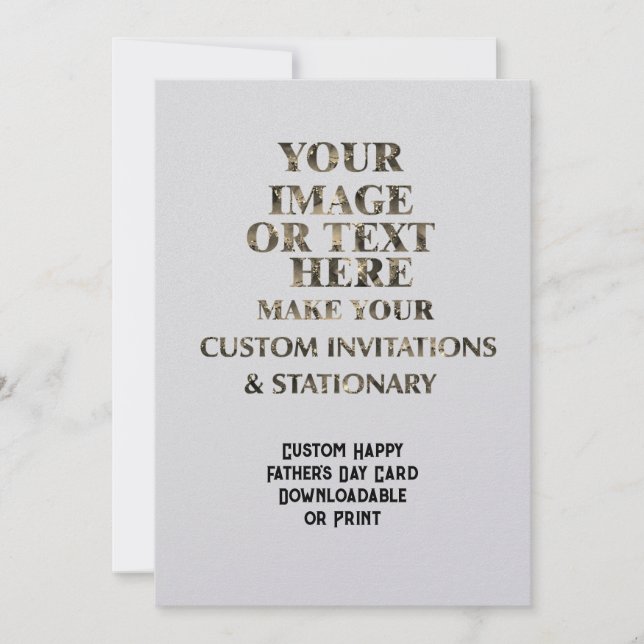 Personalizado Crear tarjeta personalizada para el  (Anverso)