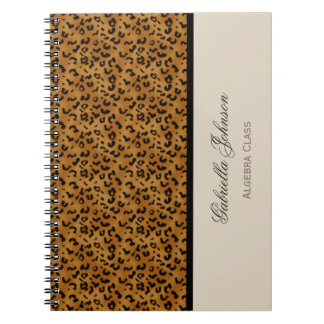Personalizado: Cuaderno del estampado leopardo