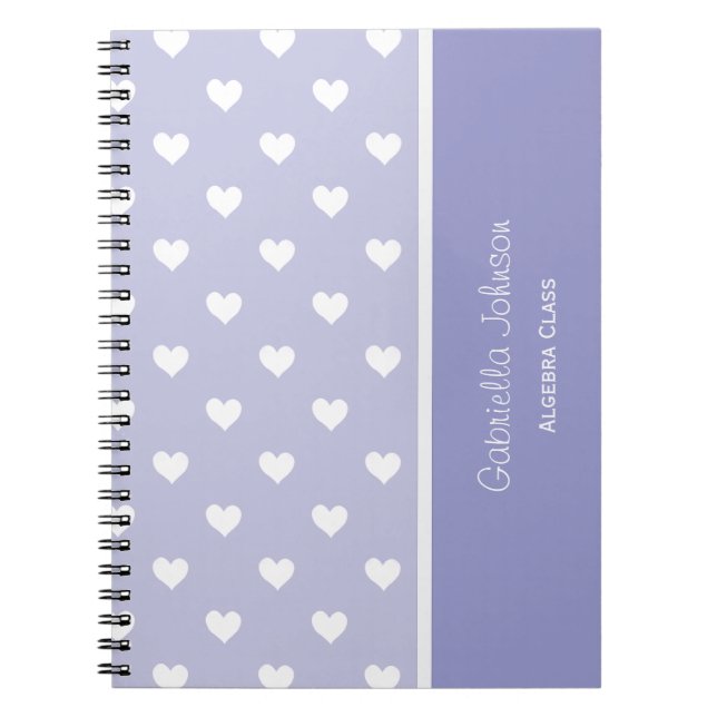 Personalizado: Cuaderno púrpura del amor (Frente)