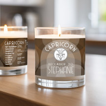 Personalizado Cumpleaños Zodiac Capricorn - Diseño