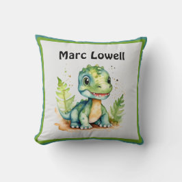 Personalizado Cute Dinosaurio con Cojín decorativo