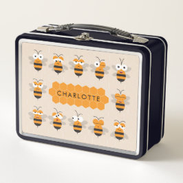 Personalizado Cute Funny Honey Bee Honeycomb