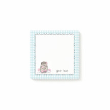 Personalizado Cute Hedgehog Texto Notas Post-it az