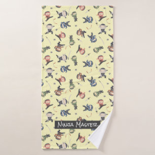 Personalizado Cute Patrón Ninja Naranja azul verde