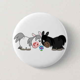 Personalizado Cute Ponies Insignia del botón Stand