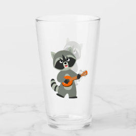 Personalizado Cute Raccoon Jugando Tumbler De Cris