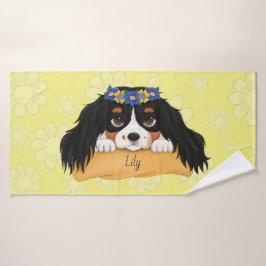 Personalizado Cute Tri Colored Cavalier Spaniel