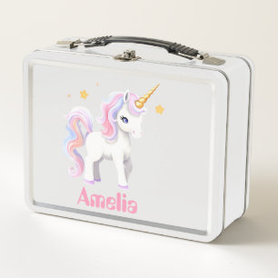 Personalizado Cute Unicorn acuarela Estrellas de U