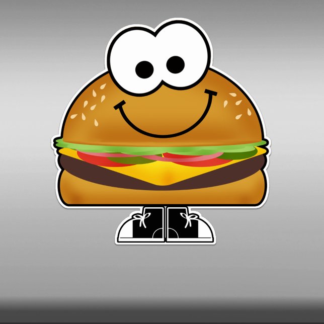 Personalizado Cutie Cheeseburger Vinyl Pegatina (Subido por el creador)
