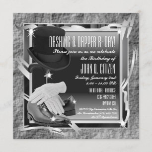 Personalizado Dashing 5.25 X 5.25 Invitaciones - P