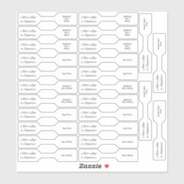 personalizado de 26 etiquetas de precio de joyería